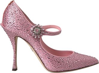 Dolce & Gabbana Kristallen Pumps Mary Jane Stijl