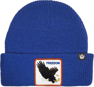 Goorin Brothers Animal Farm Beanie Hoed Blauw Unisex - Dames - Hoeden - Blauw - ONE Size - Wol - Accessoires