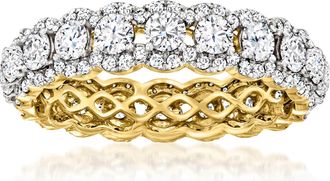 Ross-Simons Diamond Eternity Band in 14kt Yellow Gold