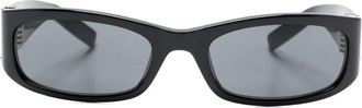 Saint Laurent Eyewear Zonnebril met logoplakkaat - Zwart