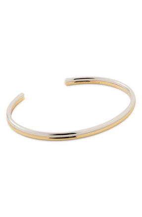 Jennifer Fisher 2-Tone Thread Cuff Bracelet in Two Tone at Nordstrom