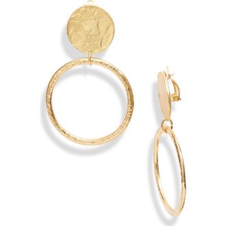 Karine Sultan Statement Clip Earrings in Gold at Nordstrom