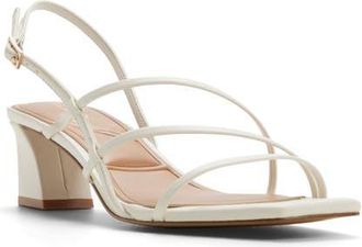 Aldo Maegan Strappy Sandal in White at Nordstrom, Size 7.5