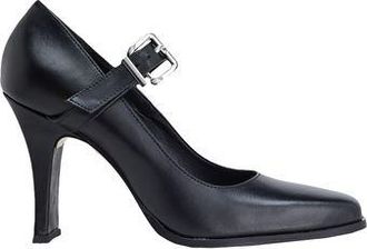 8 by YOOX LEATHER MARY-JANE PUMPS BUCKLE DETAIL