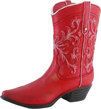 OEM Jarrones Creativos En Miniatura Con Forma De Bota, Almacenamiento De Herramientas En Color Rojo