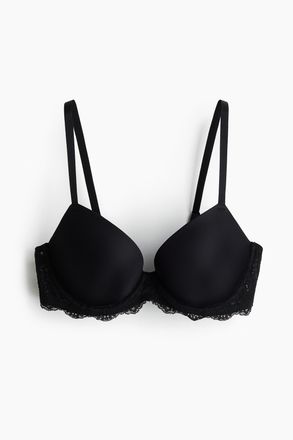 H&M Push-up-BH aus Mikrofaser - Schwarz