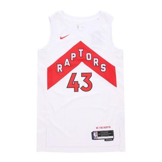 Nike Sportswear, male, White, Size: XS Basketball Tank Top Siakam Swingman Jersey