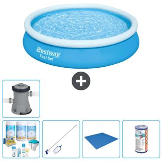 Bestway Piscina Bestway Fast Set Rotonda - 366x76 Cm - 7-pezzi S21998