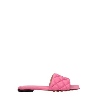Bottega Veneta Sandalen und Clogs Damen Leder Rosa/Azalea