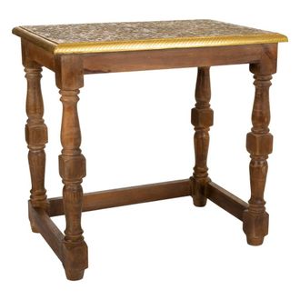 Wanderlust Deco Wanderlust Deco - Mesa De Centro De Madera Marr&oacute;n 48x33x45,5
