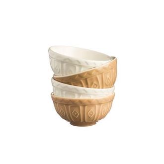 Mason Cash Cane Mini Prep Bowl Set, 4 Durable Stoneware Bowls for Kitchen Prep in Beige at Nordstrom