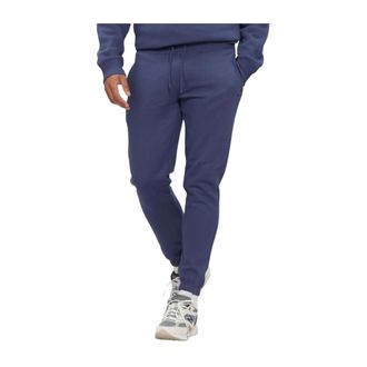 Tommy Jeans Heren Broeken Tjm Slim S Flag Sweatpant Ext - Heren - Broeken - Blauw - Maat: L