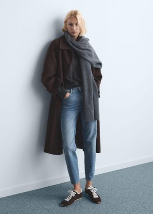 Mango Jeans Newmom comfort vita alta blu medio - Donna - 36 - MANGO