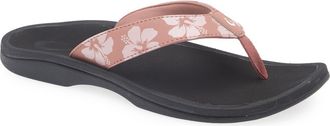 Olukai Ohana Flip Flop in Coral Rose/pua at Nordstrom, Size 10