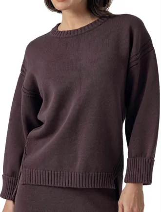 Sundays Kalila Crewneck Sweater In Brown