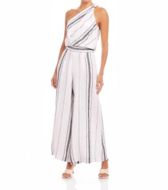 Fifteen Twenty Vivienne Wide Leg Pants In Beach Stripe