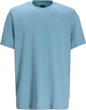 BOSS crew-neck T-shirt - Blue