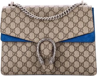 Gucci Dionysus Bag GG gecoat canvas medium schoudertas - Blauw