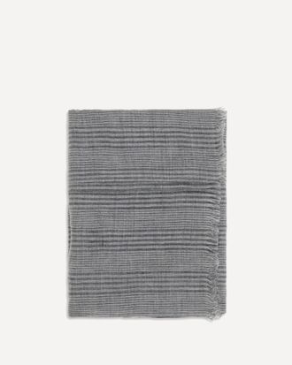 Brunello Cucinelli Sciarpa in lino con dettagli lurex Woman UNI