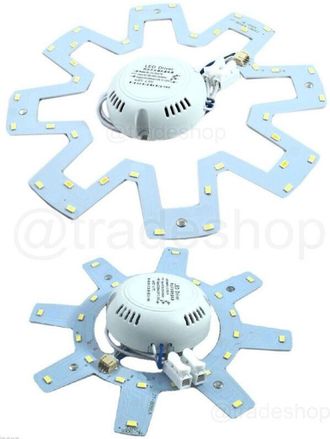 Trade Shop Trade Shop - Kit Smd Led Pannello Luce 12w 18w 20w 22w Conversione Plafoniera Vecchio Neon - -22 Watts