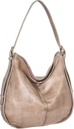 Nino Bossi Vintage Leather Classic Hobo in Taupe