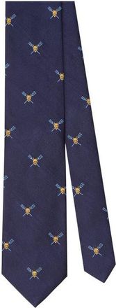 Robert Talbott Robert Devil And Pitchforks Best of Class Necktie in Navy at Nordstrom