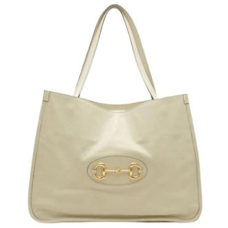 Gucci Pre-owned Horsebit Tote Bag - Pre-owned - Mujer - Beige - ONE SIZE