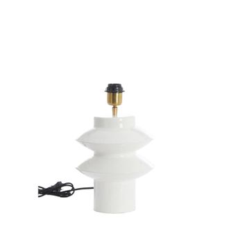 Light & Living L&aacute;mpara De Mesa - Petch - Blanco - Metal - - Light&living
