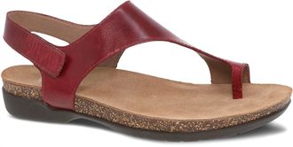 Dansko Womens Reece Sandal In Cinnabar Waxy Burnished