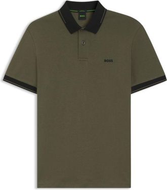 BOSS Slim-fit cotton polo shirt