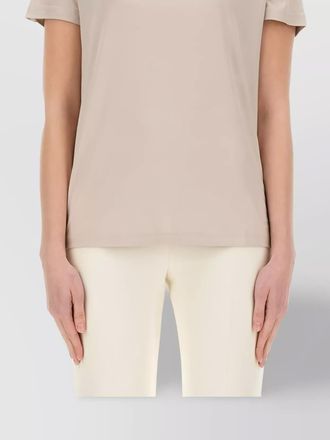 Fay basic round neck short sleeve t-shirt