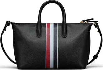 Thom Browne Small Leather Duffle Bag