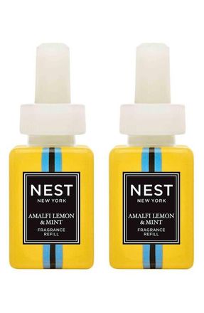 Nest New York x Pura Home Fragrance Diffuser Refill Duo in Amalfi Lemon Mint at Nordstrom