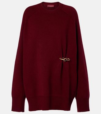 Gucci Gathered wool and cashmere sweater