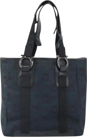 Ferragamo Pre-owned Tote Bags, female, Blue, Size: ONE SIZE Pre-owned Vintage Tote Bag