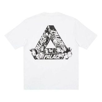 Palace Tri-Heads FW21 T-Shirt White P21TS149