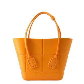 Bottega Veneta Pre-owned Tote Bags, female, Orange, Size: ONE SIZE Pre-owned Tote Bag