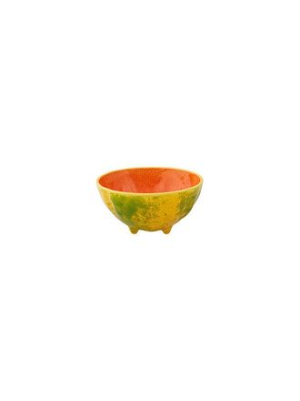 Bordallo Pinheiro Bowl Papaya Tropical Fruits - Set 4 pcs