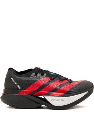 adidas Adizero Prime X3 Strung AMG striped lace-up sneakers - men - Rubber/Polyurethane/Fabric - 9.5 - Black