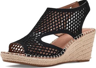 Gentle Souls Cody Perf Womens Wedge Shoes Black Suede : 8.5 M, Leather/Suede