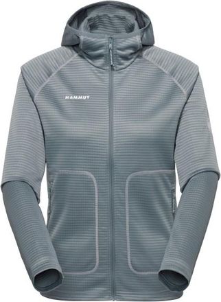Mammut Crag ML Hooded Jacket Fleecejacke f&uuml;r Damen | grau