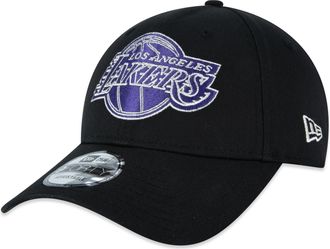 New Era 9Forty Strapback Cap Metallic Los Angeles Lakers - One Size Black