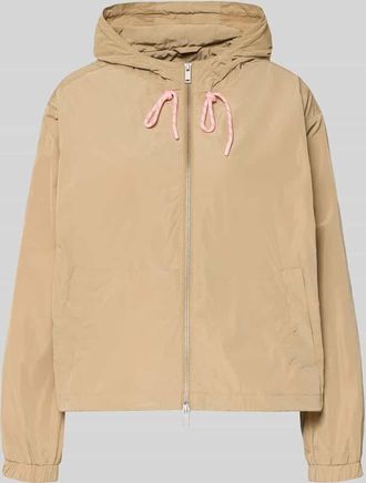 Smith & Soul Jacke mit Kapuze und Zweiwege-Rei&szlig;verschluss in Offwhite, Gr&ouml;&szlig;e XXL