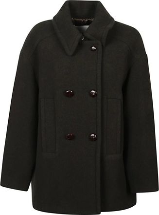 Isabel Marant Dames, Mantels, Groen, Maat: 3XS