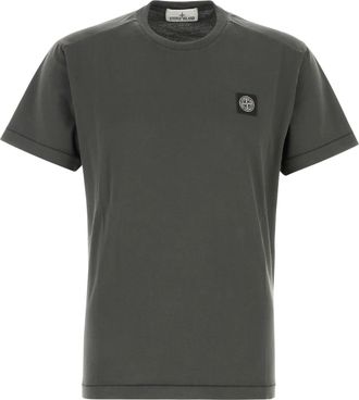 Stone Island Short-Sleeve Patch Logo T-Shirt