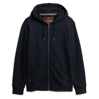 Superdry Essenti&euml;le Logo Sweatvest met Rits