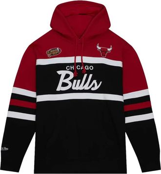 Mitchell & Ness Maglione Chicago Bulls Black Head Coach con cappuccio - Nero