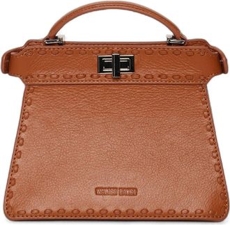 Walter Baker Mini Reed Leather Satchel in Almond at Nordstrom Rack