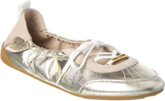 Chlo&eacute; Kick Leather Ballerina Sneaker