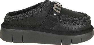 Mou Eskimo Enkellaarsjes - Dames - Slip ons - Zwart - 36 EU - Schoenen